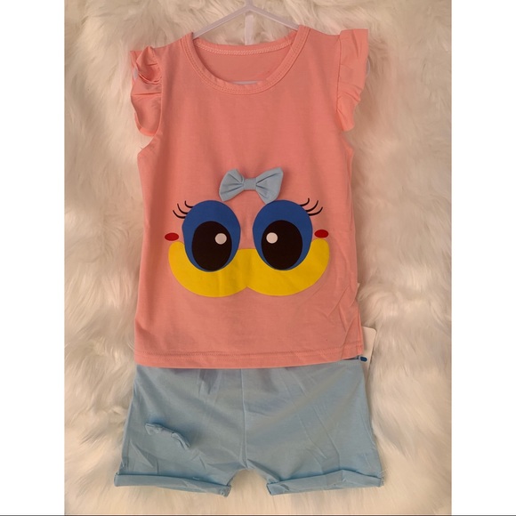 ❤️Casual t-shirt & short two pieces set - Picture 6 of 8